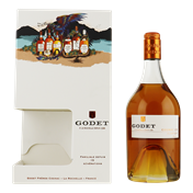 GODET Cognac VS "Great Classics"0,70 ltr Giftpack + 2 glazen